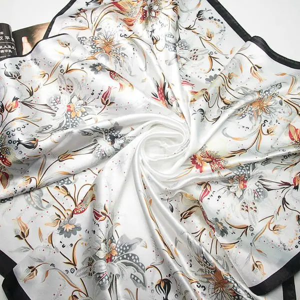 2017 модный брендовый женский розовый шарф 90 см * из полиэстера и шелка большой