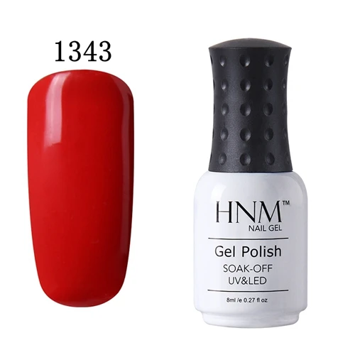 1343 HNM 8 мл замачиваемый УФ-гель для ногтей 58 цветов Гель-лак Гибридный Полупостоянный Гель-лак Esmalte Гель-лак чернила - Цвет: 1343