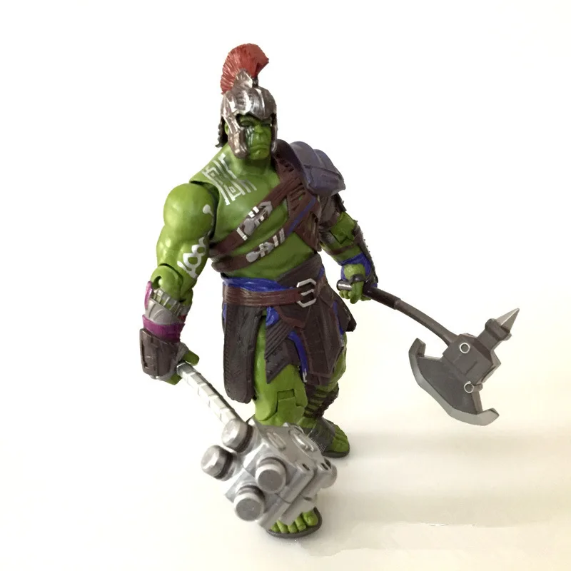 Модель Куклы Thor 3 Ragnarok Hulk из ПВХ 20 см в коробке фигурка японского аниме экшн