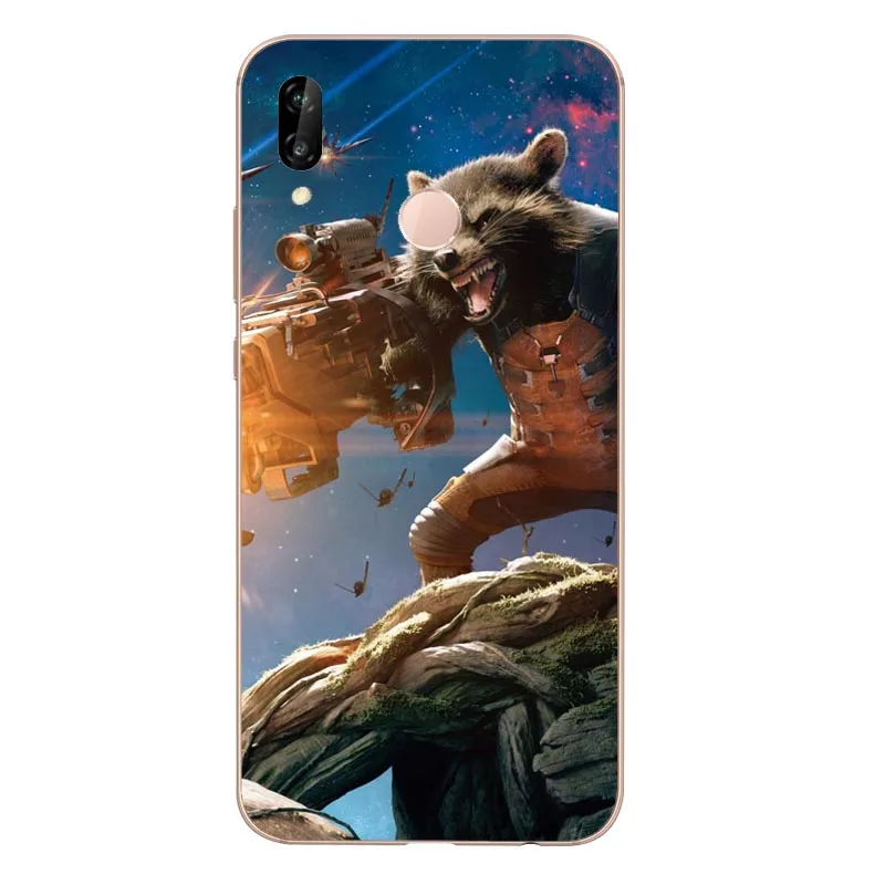 Защитный Мягкий силиконовый чехол для телефона Galaxy Marvel Huawei P8L P20L P20LITE P30 Mate 8 10 20Por RS