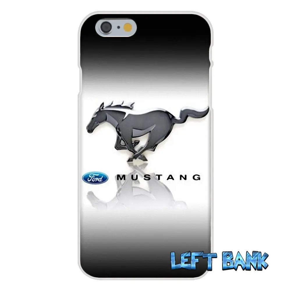 For iPhone 4 4S 5 5S 5C SE 6 6S 7 Plus Ford Mustang Logo Soft Silicone TPU Transparent Cover Case | Мобильные телефоны и