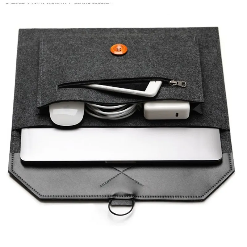 Фетровый чехол для ноутбука 15 6 дюймов Macbook Air 13 Pro Retina 11 12 New Touch Bar Xiaomi Mi 3|Сумки и
