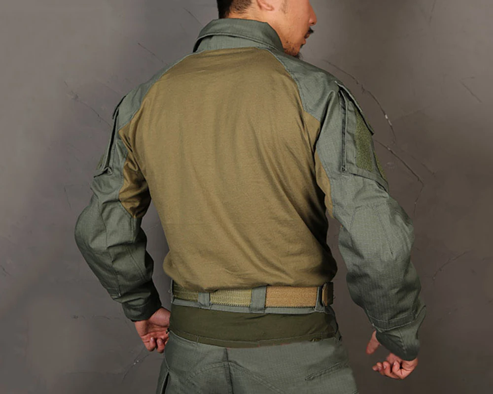 Emerson Gen3 армейская рубашка Тактическая Военная bdu EM9422 зеленая
