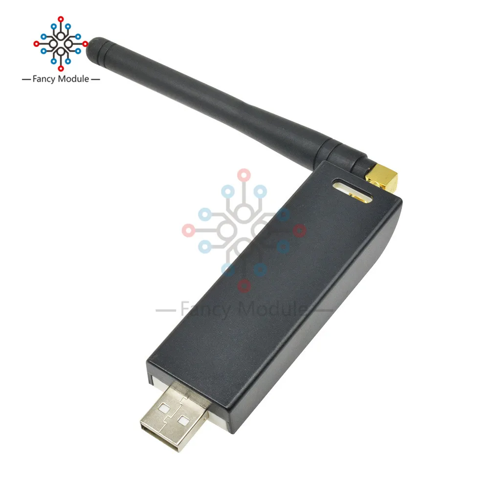Беспроводной Радиочастотный приемопередатчик 433 МГц CC1101 USB модуль 10 мВт UART MAX232 RS232