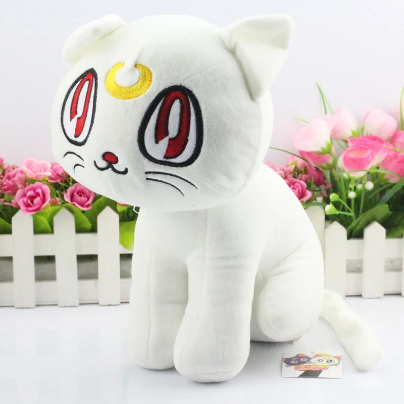 Кошка Luna плюшевая 3 шт./лот 30 см японское аниме мультяшная игрушка животное кукла