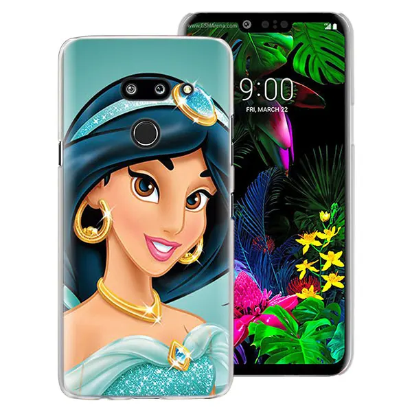 03 Капа Аладдин, Принцесса Жасмин чехол для телефона чехол для LG G7 G8 ThinQ G5 G6 V30 V40 V50 ThinQ Q6 Q7 жесткий чехол-накладка на заднюю крышку - Цвет: 03