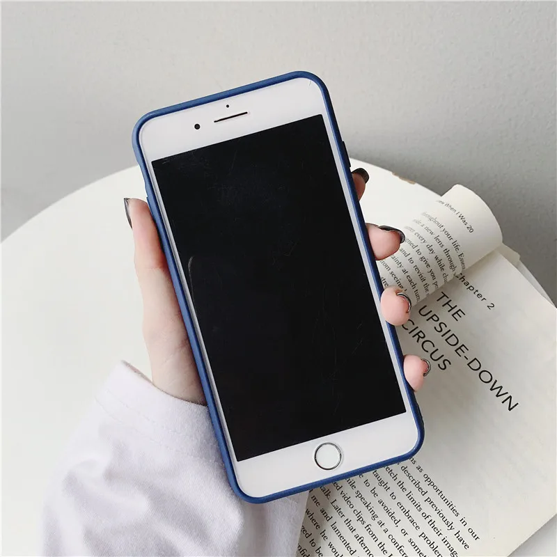 GYKZ простой мягкий силиконовый чехол с буквенным принтом для iPhone 7 XS MAX X XR 6 6s Plus
