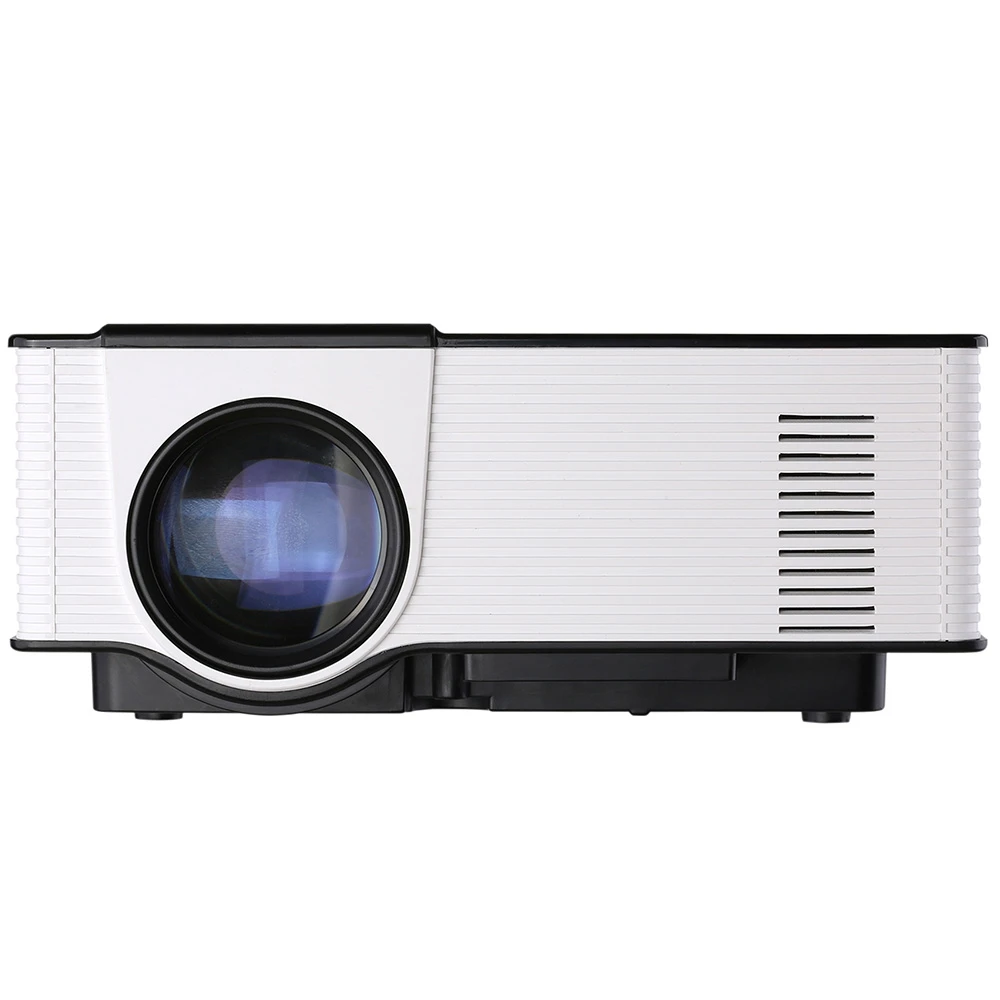 Exquizon VS314 портативный HD светодиодный проектор 1500 люмен 800x480 1080P AV/VGA/HDMI/USB/TF слот для