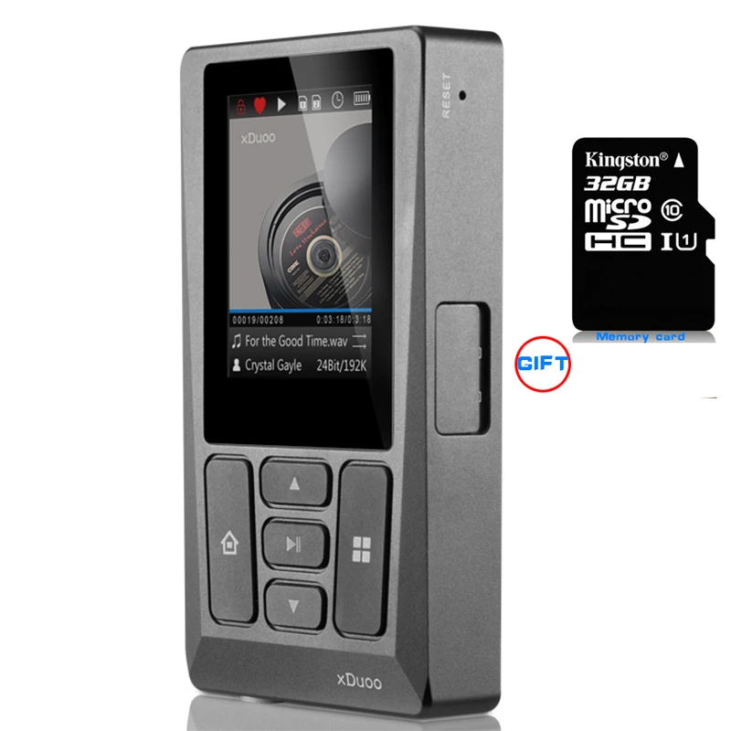XDuoo X10T HD без потерь Музыкальный проигрыватель профессиональный цифровой 24 бит/192