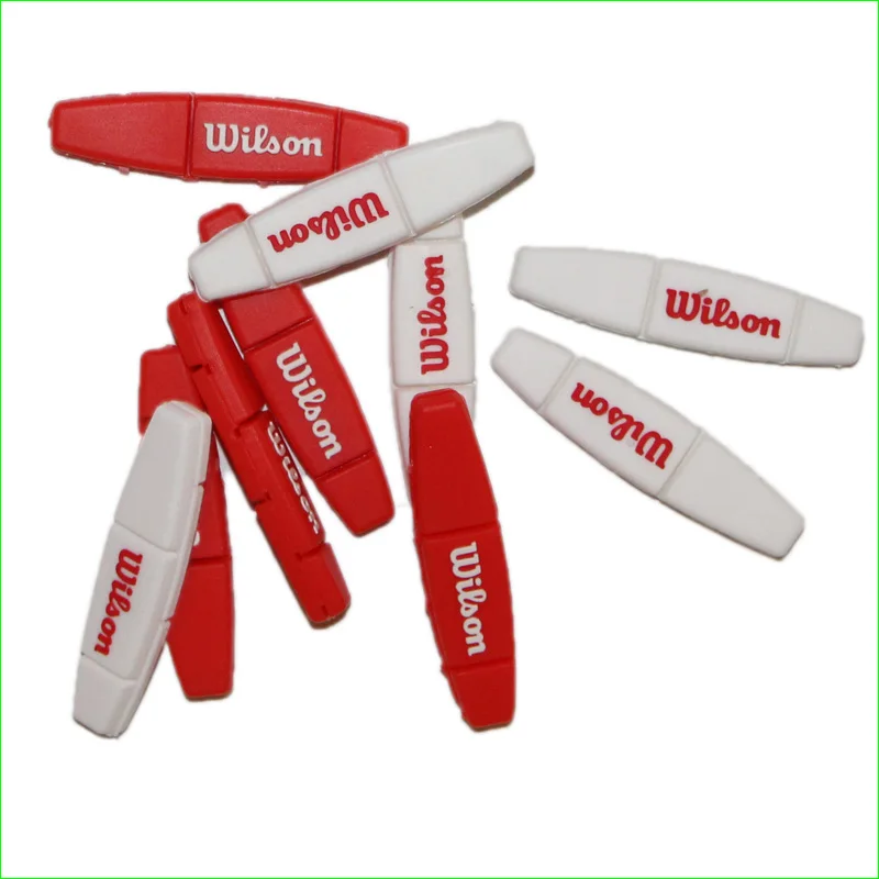 Красный Белый Длинный теннисная ракетка вибрации демпфер шок/теннис 10 шт./лот |