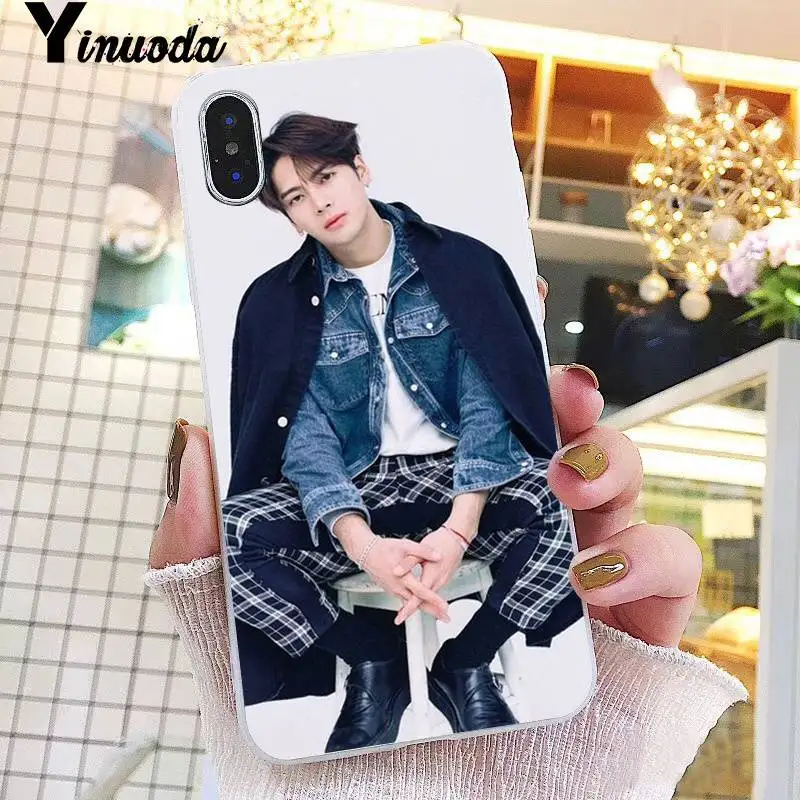 Yinuoda GOT7 Jackson Wang TPU Мягкий силиконовый чехол для телефона iPhone 6S 6plus 7plus 8 8Plus X Xs MAX 5 5S XR