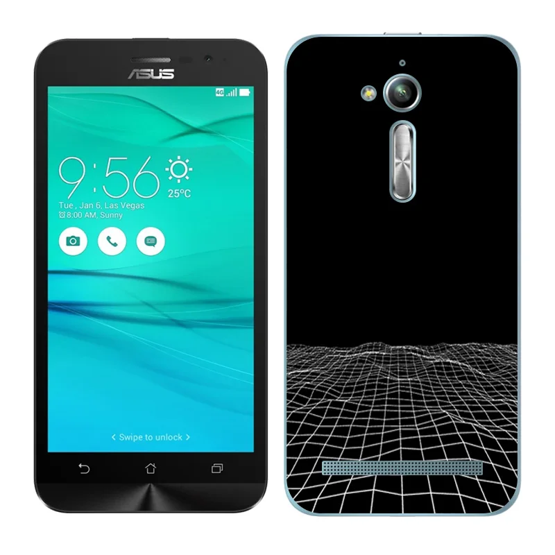 Чехол для Asus Zenfone Go ZB500KL ZB500KG Мягкий Силиконовый Для аэрокосмический Рисунок 5