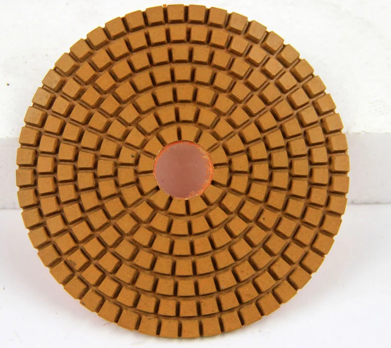 

5" Diamond Wet Polishing Pads with 125mm and Grits# 50 ~ Buff for Polishing Marble, Granite, Concrete, Ceramic