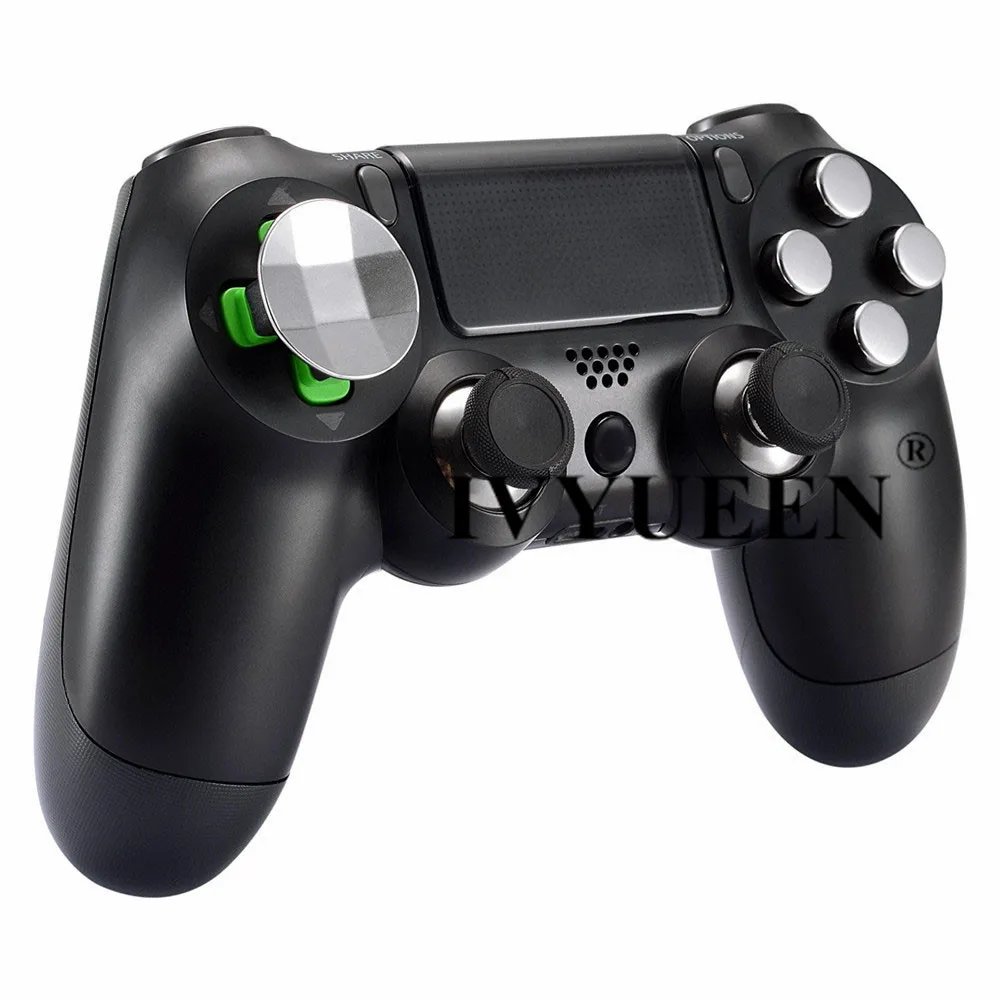 IVYUEEN Магнитная аналоговая палка Dpad действие кнопки мод комплект для sony Dualshock 4 PS4 Pro тонкий контроллер замена большого пальца ручки колпачки