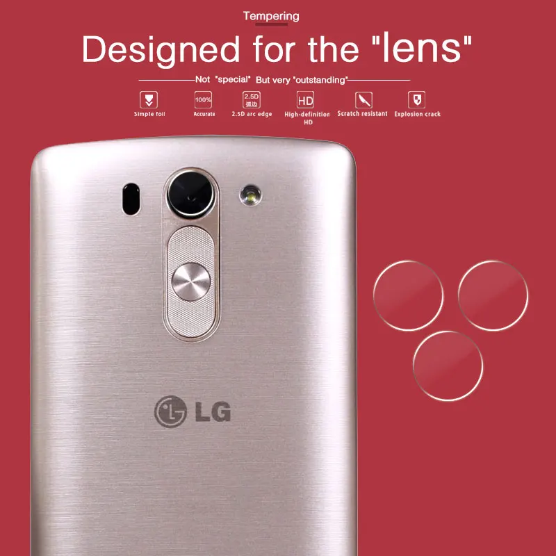 Закаленное стекло для объектива камеры LG G3MINI G3 BEAT Fingerprint Back прозрачная защитная