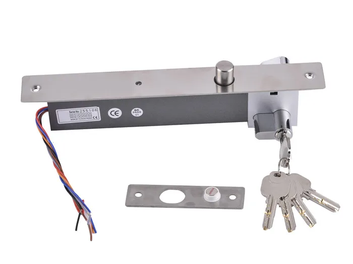 Высокое качество DC 12 V Fail secure выход сигнала Электрический Болт замок с ключом|lock