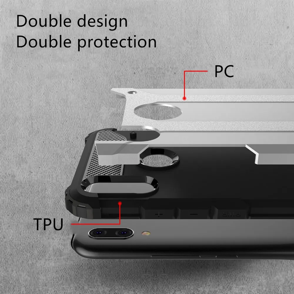 Для huawei Y9 2019 Enjoy9plus прочный бронированный чехол из поликарбоната + ТПУ для