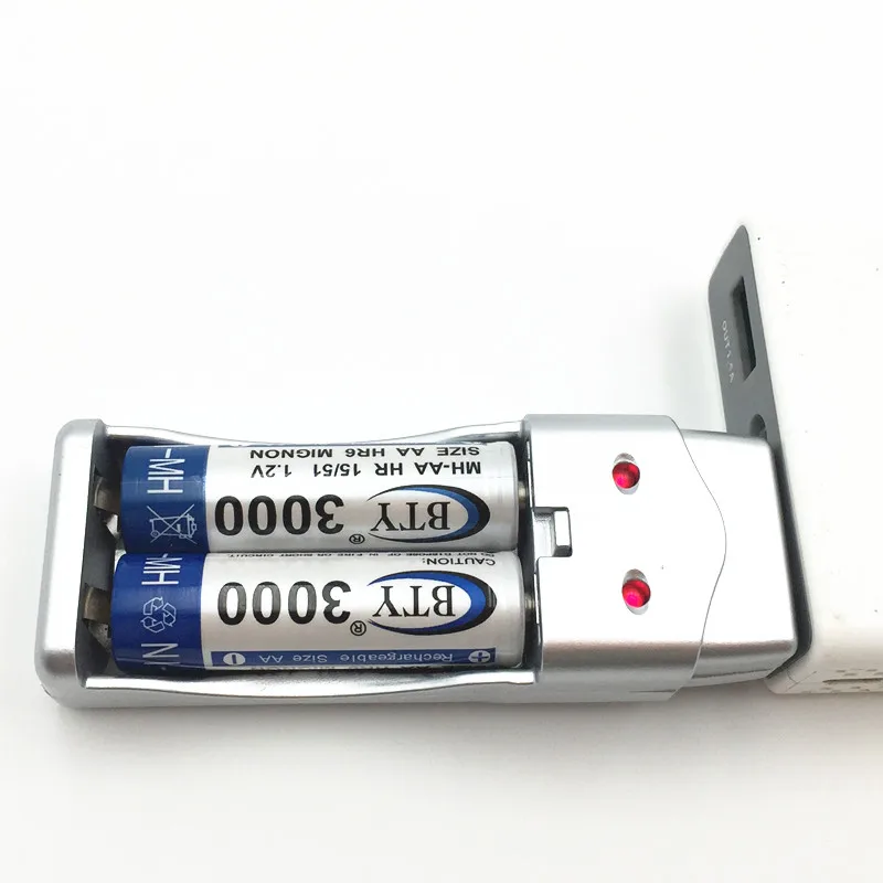 Горячая Распродажа 2 шт. AA 3000 1 В Ni MH BTY аккумуляторная батарея + AAA USB зарядное