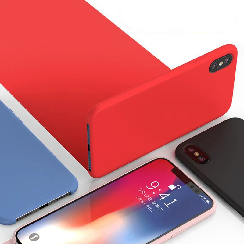 Чехол для мобильного телефона жидкий силиконовый чехол для iPhone 6 7 8 Plus X Магнитный чехол для iPhone Чехлы для задней панели ZSMZZY