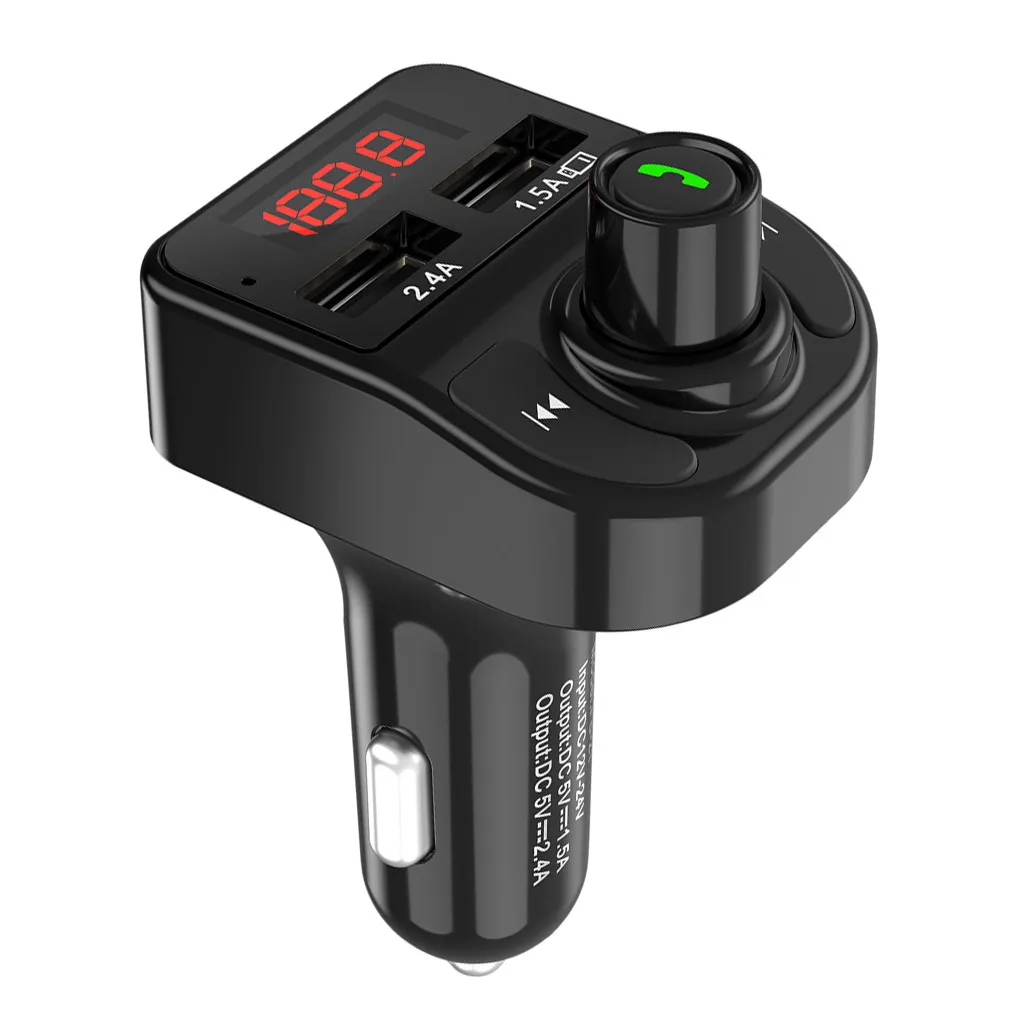 Bluetooth автомобильный комплект 4 2 беспроводной fm передатчик ЖК дисплей MP3 USB