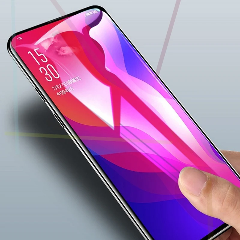 Микроданные для OPPO Find X 3D Анти синее закаленное стекло 9H полное покрытие анти