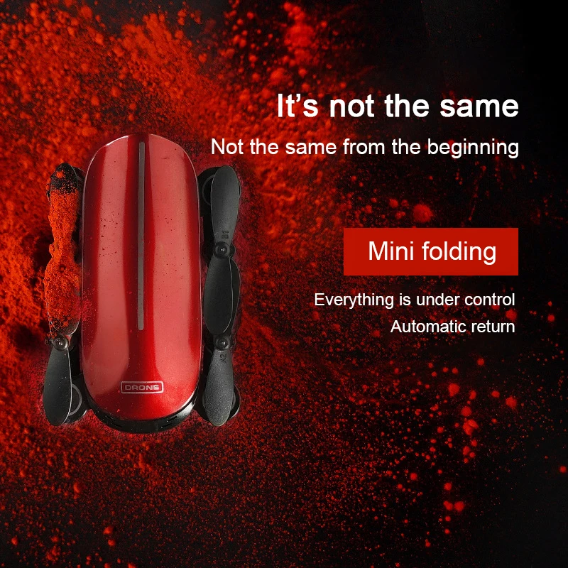 FIFKENA T10 мини Дрон с Wi Fi FPV 2.0MP HD камера Профессиональный складной RC Квадрокоптер