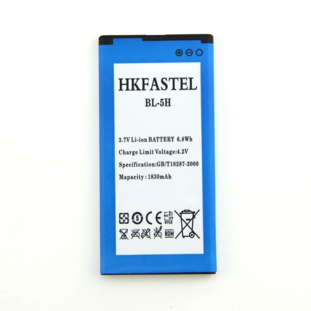 Hkfatel Новый BL-5H 5H литий-ионная батарея мобильного телефона для Nokia Lumia 630 635 636 638 RM-977