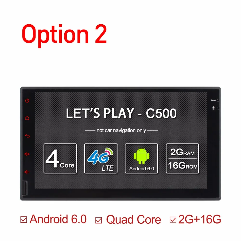 Ownice C500 Android 6 0 2G RAM 7 '&#x271024*600 Поддержка 4G LTE SIM сети автомобиля радио gps 2 din