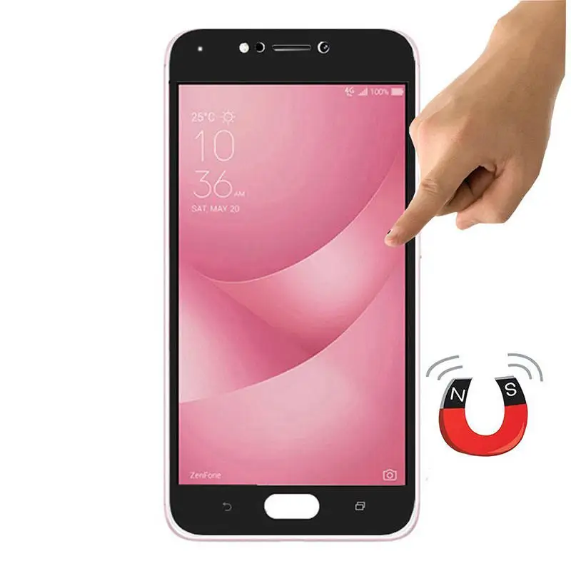 Закаленное стекло Asus Zenfone 4 Max ZC520KL защита для экрана ZC ZC520 520 520KL KL полное покрытие