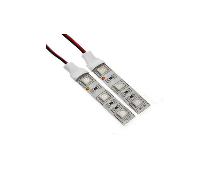 2 шт. 1,9" 5 см 3 SMD светодиодный светильник 12 в автомобильный стерео бардачок под прибором devil demon eyes светодиодный модуль с полосками головной светильник s