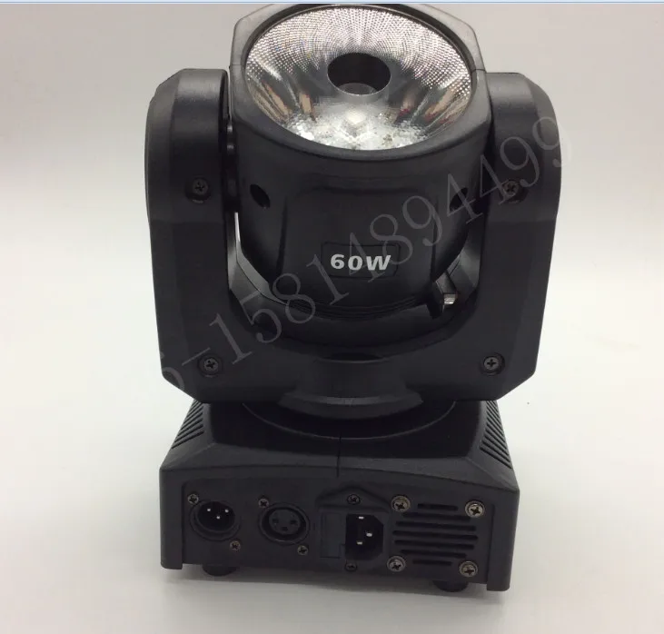 Мини 60 Вт moving head light mini led spot beam rgbw 4in 1 бар ktv dj профессиональное Интеллектуальное