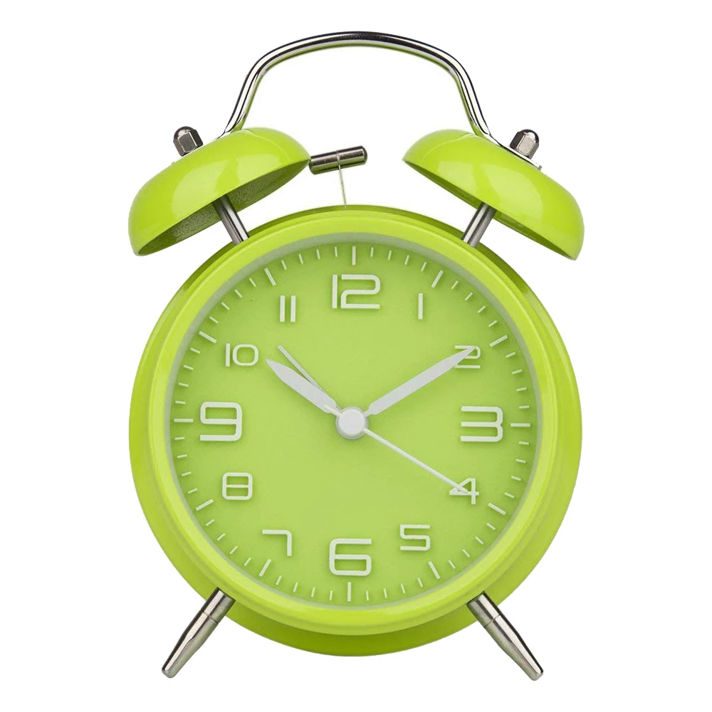 Детский будильник домашний декор Ретро стиль двойной Звонок прикроватная