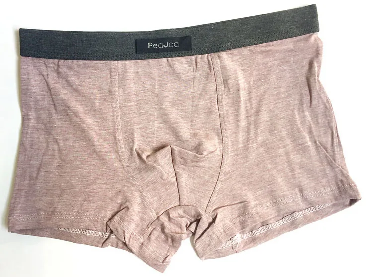 PEAJOA в продаже сплошной бамбуковое волокно шорты Для мужчин нижнее белье трусы