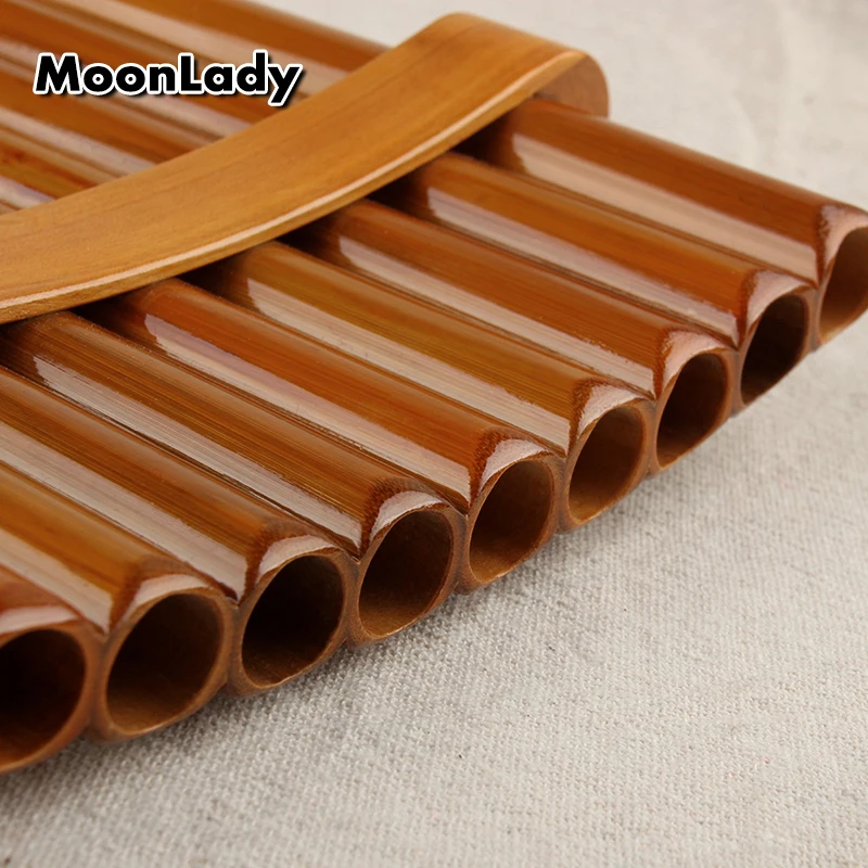 Китайский традиционный музыкальный инструмент 15 труб Pan Flute C Key Высокое качество Pan Pipes духовой инструмент Bamboo Pan flute