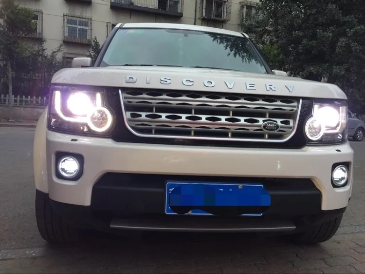 KOWELL автомобильный Стайлинг противотуманная фара для Land Rover Range Rover Discovery Freelan светодиодный противотуманный светильник авто противотуманная фара светодиодный DRL 2 функциональная модель