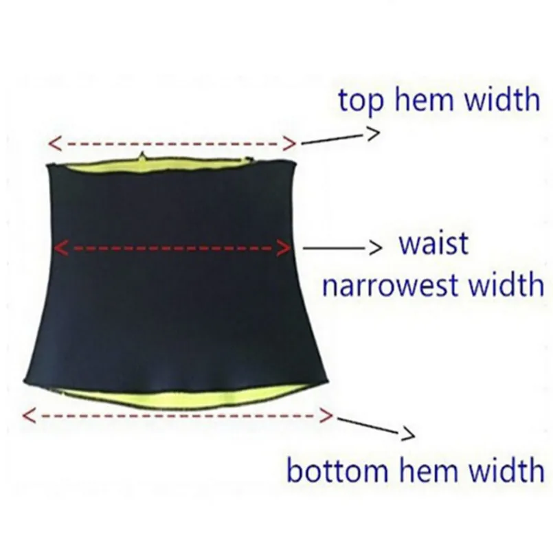 Горячая неопрена Body Shaper фитнесс талии тренер Похудение Управление скольжения Корректирующее бельё женский корректирующий пояс моделирования ремень
