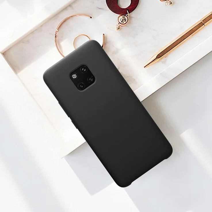 Чехол для huawei mate 20 pro чехол Nillkin Мягкий Гладкий силиконовый защитный чехол для телефона для huawei mate 20 pro Чехол 6,39 дюйма - Цвет: Mate 20 Pro Black