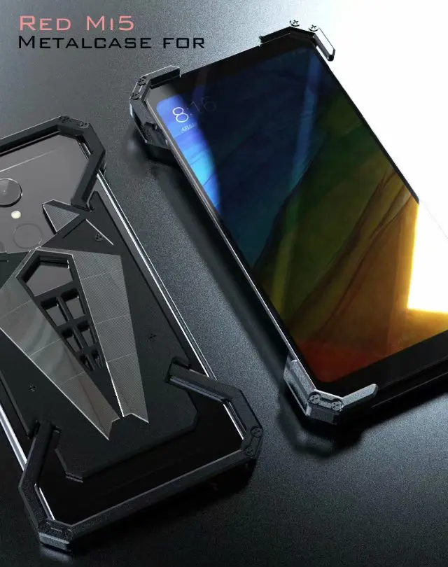 Роскошный крутой чехол с человеком-пауком для Xiaomi redmi 5 plus note 4x металлический алюминиевый сплав противоударный защитный чехол противоударный чехол Fundas Coque