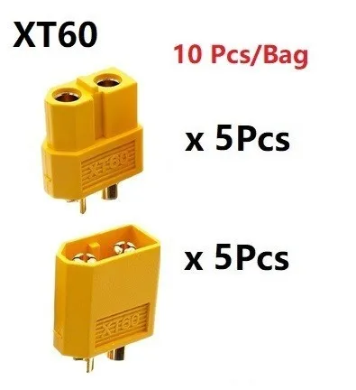 10 шт./компл. XT30 XT60 XT90 штекер Женский Пуля инструменты для наращивания волос Вилки провод с силикатной гелевой обмоткой для Батарея с t-образной вилкой для самолета аксессуары Запчасти - Цвет: Красный