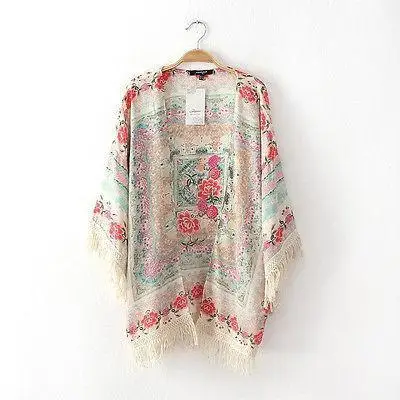 2017 г. женские свободный кардиган блузка Cape Blazer куртка шифоновый топ Блузка ретро