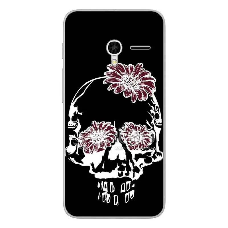 M104 Мягкий с рисунком из ТПУ чехол для Alcatel One Touch Pixi 3 4,5 4G версия 5017D 5019D 5019 чехол для телефона s задняя крышка цветок - Цвет: M104