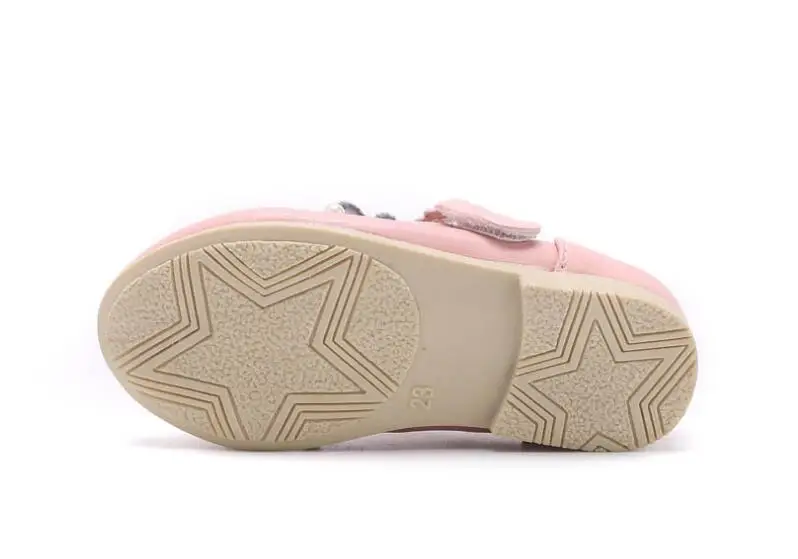 Весенняя новая стильная модная обувь для девочек на плоской подошве с цветком