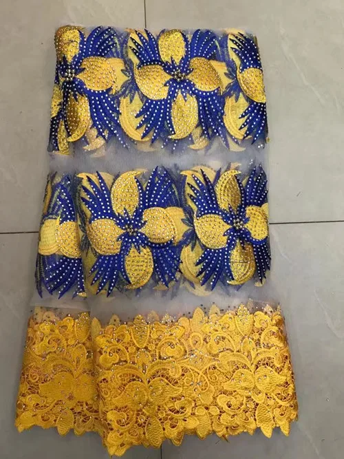 TS2985 new and high quality of African women Swiss voile gauze mesh lace dress Nigeria's 3 d network applique fabric | Дом и сад
