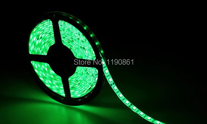 Светодиодная лента RGB 5050 SMD 60 светодиодов/м 5 м гибкая Водонепроницаемая + пульт на