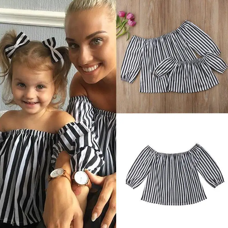 Летний клетчатый топ с открытыми плечами для новорожденных и маленьких девочек