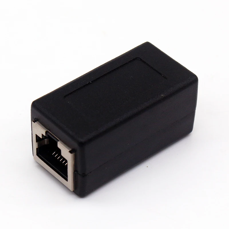 10 шт./лот коннектор RJ45 гнездо-гнездо Cat7/6/5e Ethernet-адаптер 8P8C Сетевой удлинитель