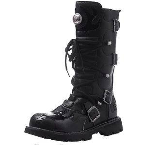 Мужские высокие ботинки из натуральной кожи высокого качества, черные военные ботинки, тактические ботинки, армейские ботинки, мужская кожаная обувь, мужская обувь