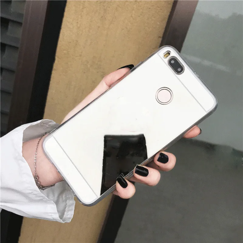 Роскошный чехол с зеркальной поверхностью для Xiaomi Redmi A1 S2 3S Note 3 4 4X 4A 5 5S 5X плюс 5A 6 6A 6X Pro MIX MAX 2x8 8SE розовое золото прозрачный чехол для телефона