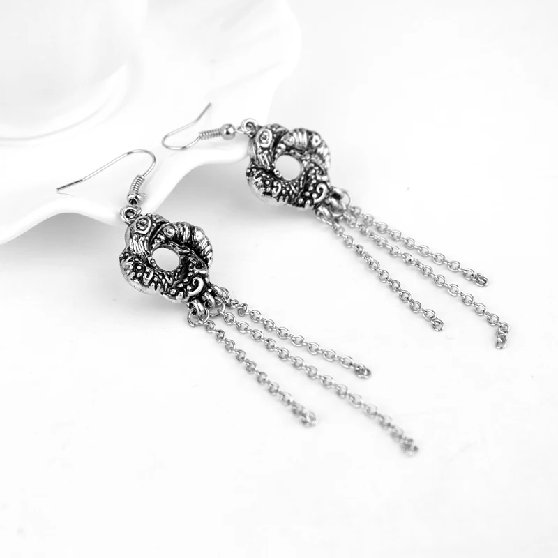 Freeshipping 12 pairs много 007 Алжирских Loveknot Серьги Веспер Линд Бонд Казино Рояль девушка