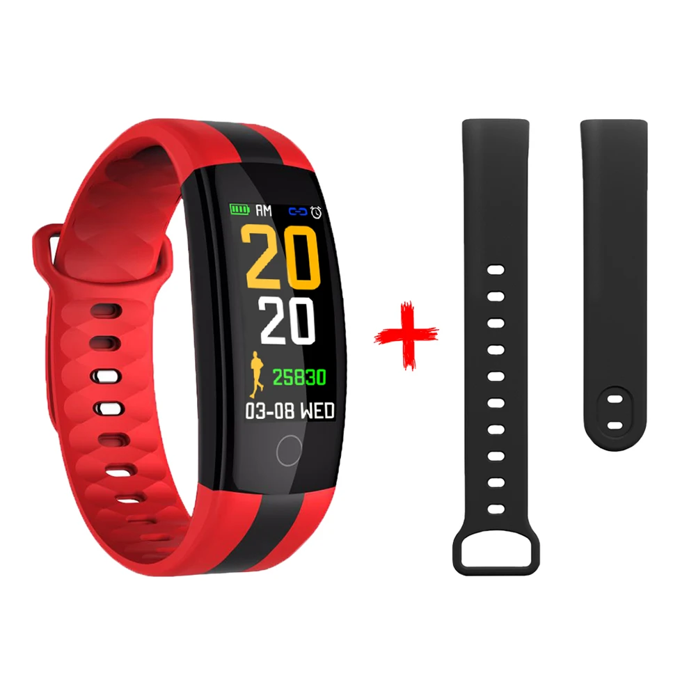 

Newest Smart Bracelet Watch Fitness Tracker Blood Pressure Heart Rate Monitor usb charge Smartwatch Waterproof sport Smart Band